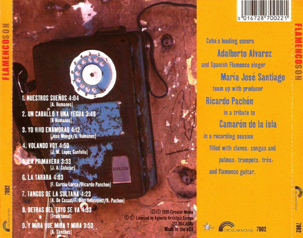 María José Santiago And Adalberto Alvarez : Flamenco Son (A Tribute To  Camarón De La Isla) (CD, Album)