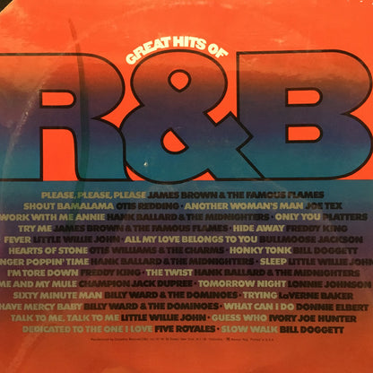 Various : Great Hits Of R&B (2xLP, Comp, Gat)