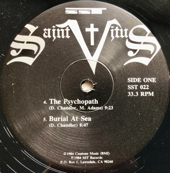 Saint Vitus : Saint Vitus (LP, Album, M/Print, RE)