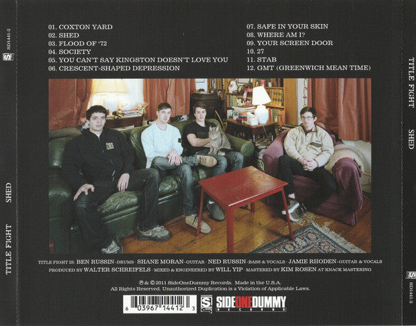 Title Fight : Shed (CD)