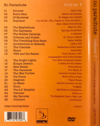 Various : No Parachute, Volume 1: A Compilation Of Indie Music Videos (DVD-V, Comp, NTSC)