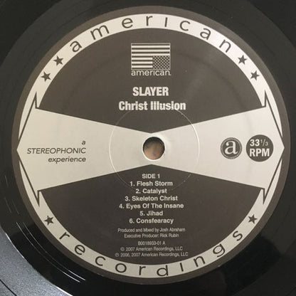 Slayer : Christ Illusion (LP, Album, RE, RM, S/Edition, 180)
