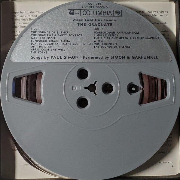 Paul Simon, Simon & Garfunkel, Dave Grusin : The Graduate (Original Sound Track Recording) (Reel, 4tr Stereo, 7" Reel, Album)