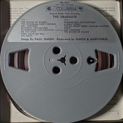 Paul Simon, Simon & Garfunkel, Dave Grusin : The Graduate (Original Sound Track Recording) (Reel, 4tr Stereo, 7" Reel, Album)