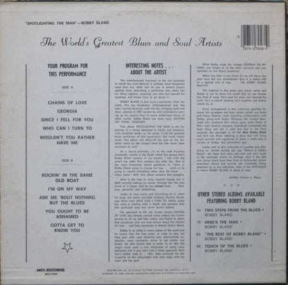 Bobby Bland : Spotlighting The Man (LP, RE)