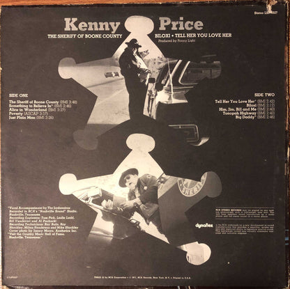 Kenny Price : The Sheriff Of Boone County/Tell Her You Love Her (LP, Album)