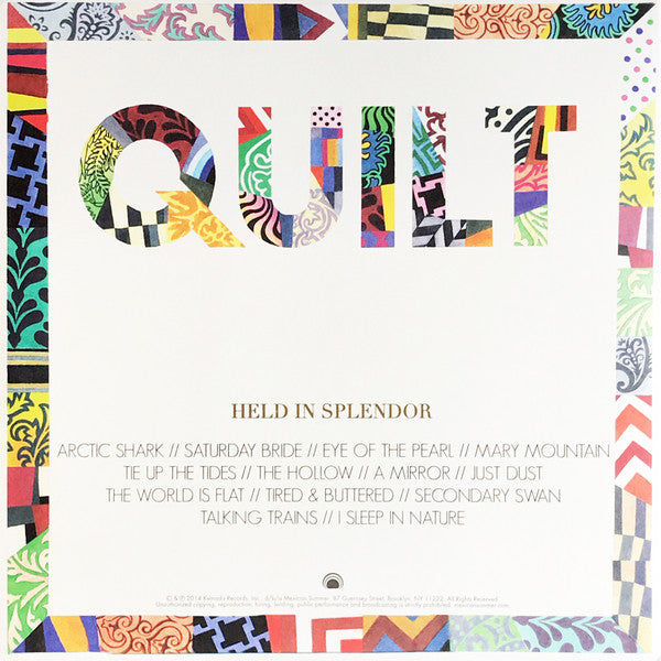 Quilt (2) : Held In Splendor (LP, Album, Ltd)