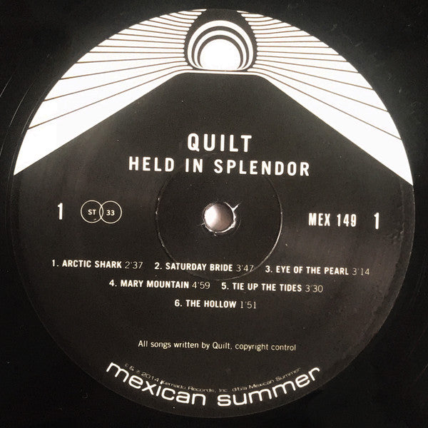 Quilt (2) : Held In Splendor (LP, Album, Ltd)