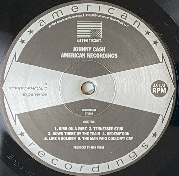 Johnny Cash : American Recordings (LP, Album, RE, 180)