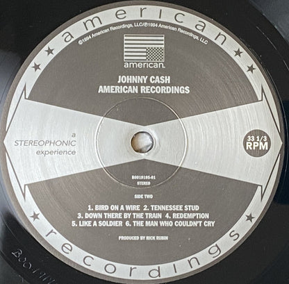 Johnny Cash : American Recordings (LP, Album, RE, 180)