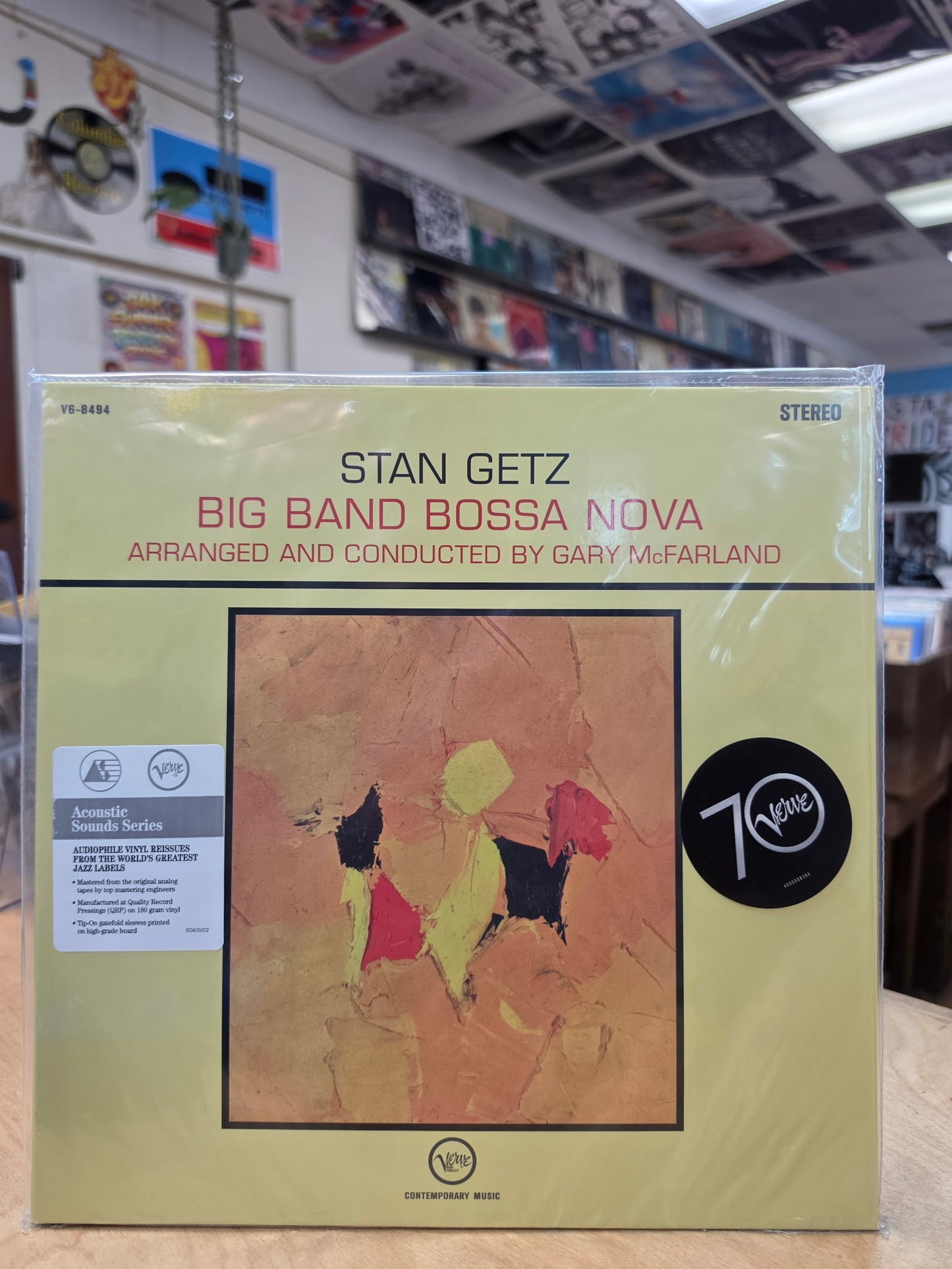 Stan Getz - Big Band Bossa Nova Acoustic Sounds Series LP