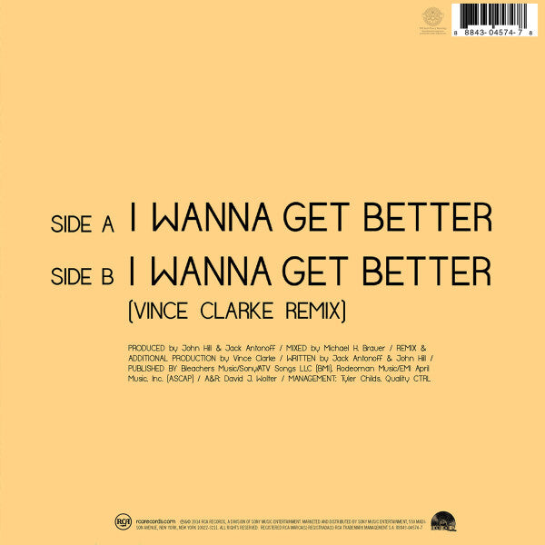 Bleachers : I Wanna Get Better (7", RSD, Single, Ltd, Blu)
