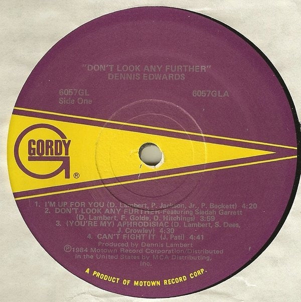 Dennis Edwards : Don't Look Any Further (LP, Album)