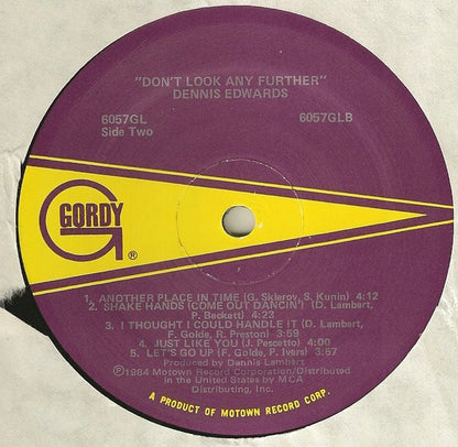 Dennis Edwards : Don't Look Any Further (LP, Album)
