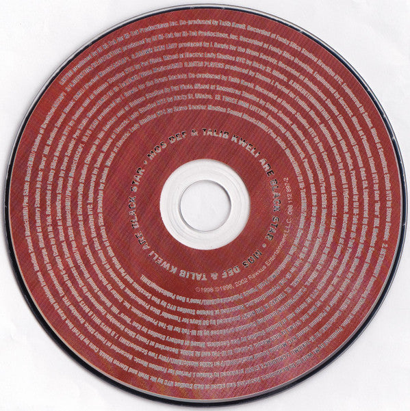 Black Star : Mos Def & Talib Kweli Are Black Star (CD, Album, RE)