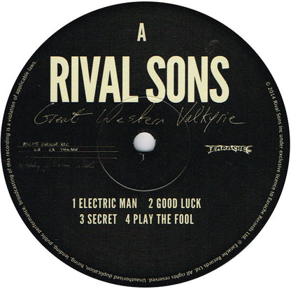 Rival Sons : Great Western Valkyrie (LP + LP, S/Sided, Etch + Album)