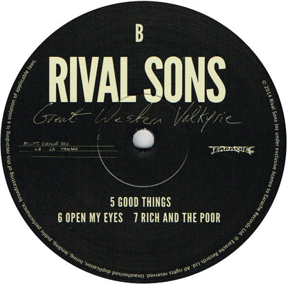 Rival Sons : Great Western Valkyrie (LP + LP, S/Sided, Etch + Album)