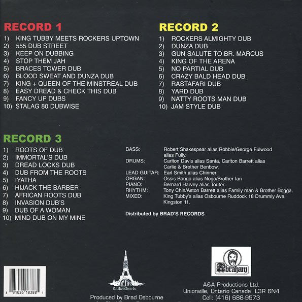 King Tubby : Reggae 3 LP Dub Box Set (3xLP, Col + Box, Comp)