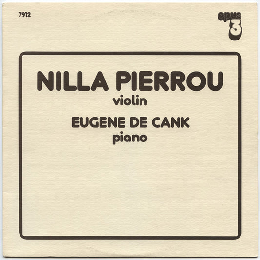 Nilla Pierrou / Eugene De Cank* : Nilla Pierrou/ Eugene De Cank (LP, Album)