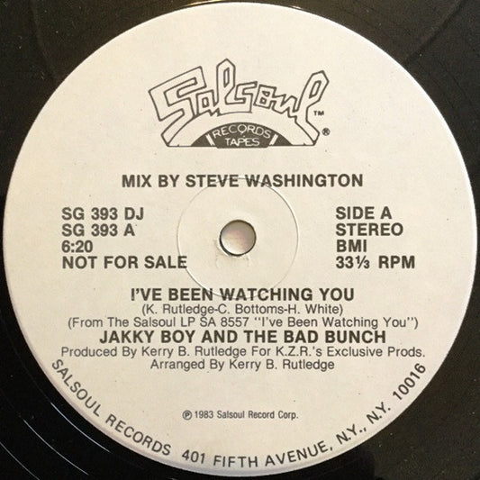 Jakky Boy & The Bad Bunch : I've Been Watching You / Rock The Rhythm (12", Single, Promo)