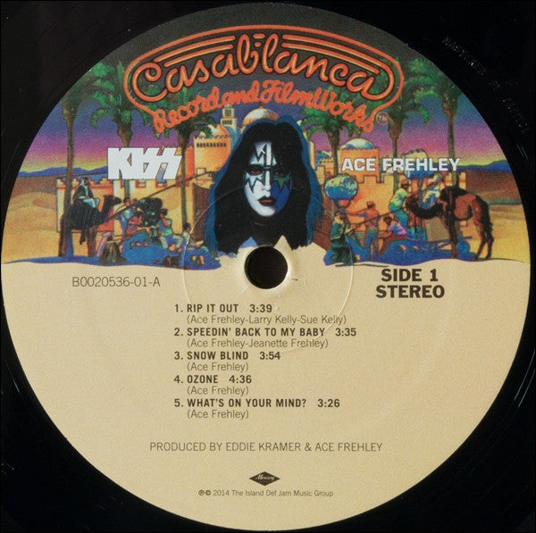 Kiss, Ace Frehley : Ace Frehley (LP, Album, RE, RM, 180)