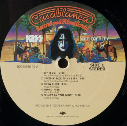 Kiss, Ace Frehley : Ace Frehley (LP, Album, RE, RM, 180)