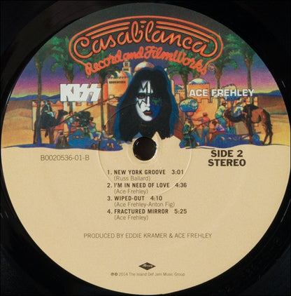 Kiss, Ace Frehley : Ace Frehley (LP, Album, RE, RM, 180)