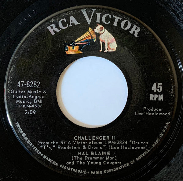 Hal Blaine & The Young Cougars : Gear Stripper / Challenger II (7", Single)