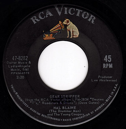 Hal Blaine & The Young Cougars : Gear Stripper / Challenger II (7", Single)