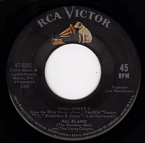Hal Blaine & The Young Cougars : Gear Stripper / Challenger II (7", Single)