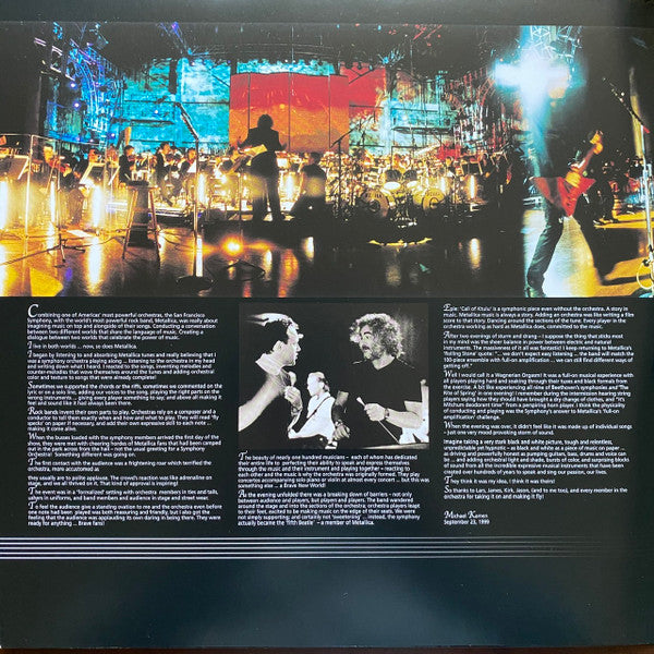 Metallica With Michael Kamen Conducting The San Francisco Symphony Orchestra* : S&M (3xLP, RE, Gat)