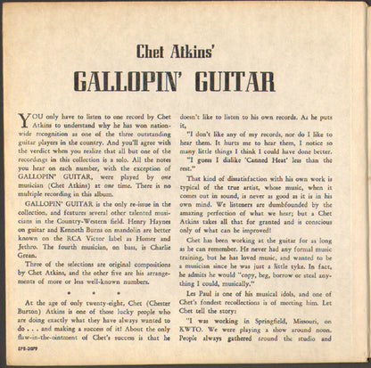 Chet Atkins : Gallopin' Guitar (2x7", Album, EP)