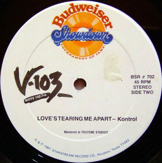 Crosswind / Kontrol (2) : Get Ready / Love's Tearing Me Apart (12")