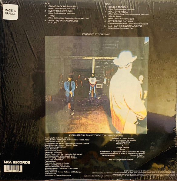 Lynyrd Skynyrd : Gimme Back My Bullets (LP, Album, RE, 180)