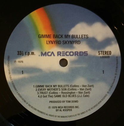 Lynyrd Skynyrd : Gimme Back My Bullets (LP, Album, RE, 180)