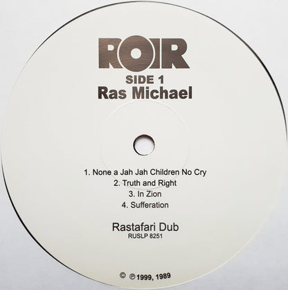 Ras Michael & The Sons Of Negus : Rastafari Dub (LP, Album, RE)