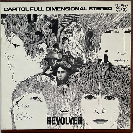The Beatles : Revolver (Reel, 4tr Stereo, 7" Reel, Album, RE)