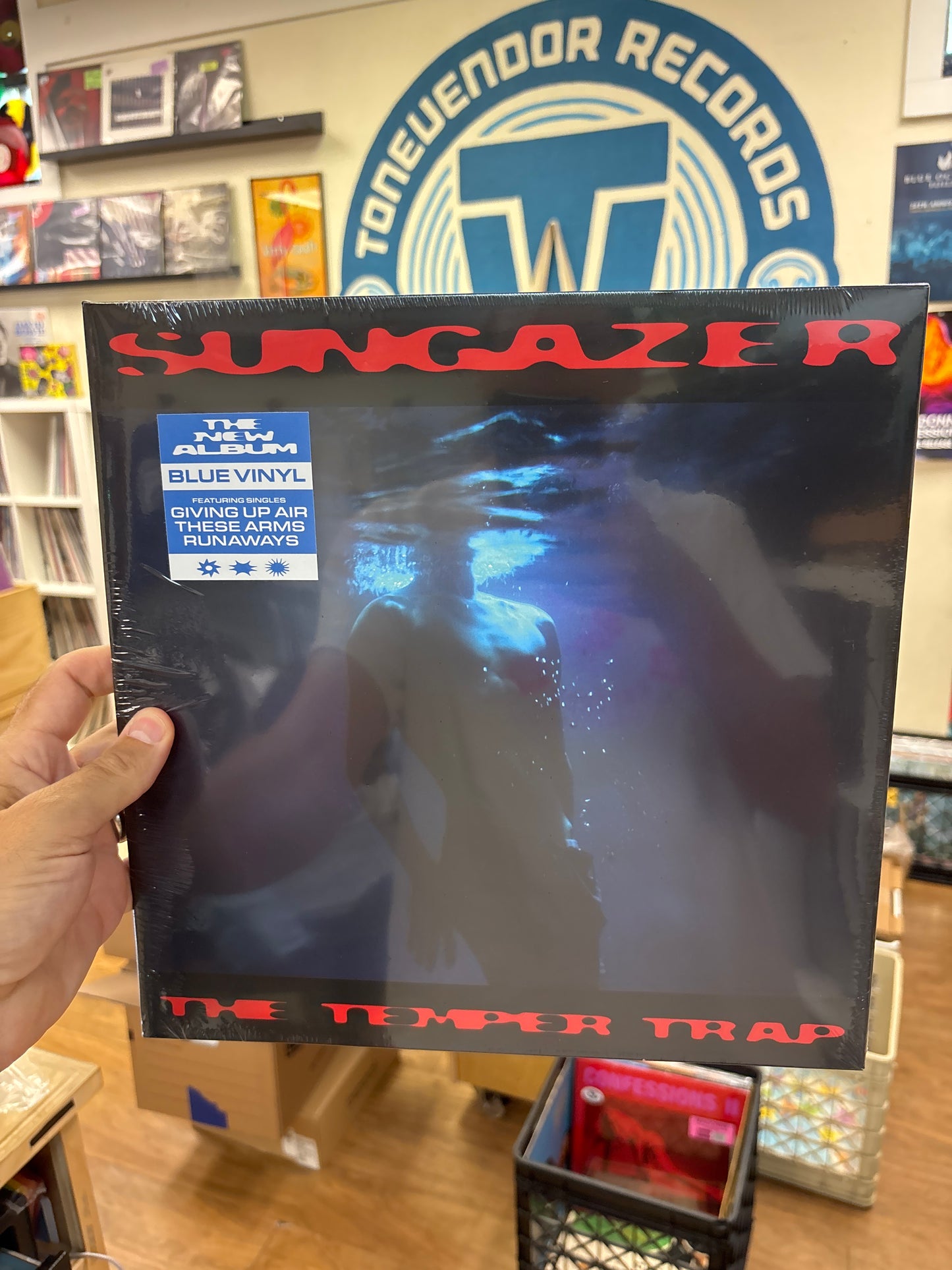 Temper Trap - Sungazer Blue Vinyl LP