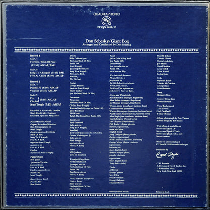 Don Sebesky : Giant Box (2xLP, Album, Quad + Box, Quad)