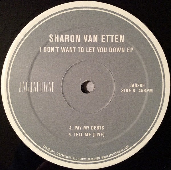 Sharon Van Etten : I Don't Want To Let You Down EP (12", EP)