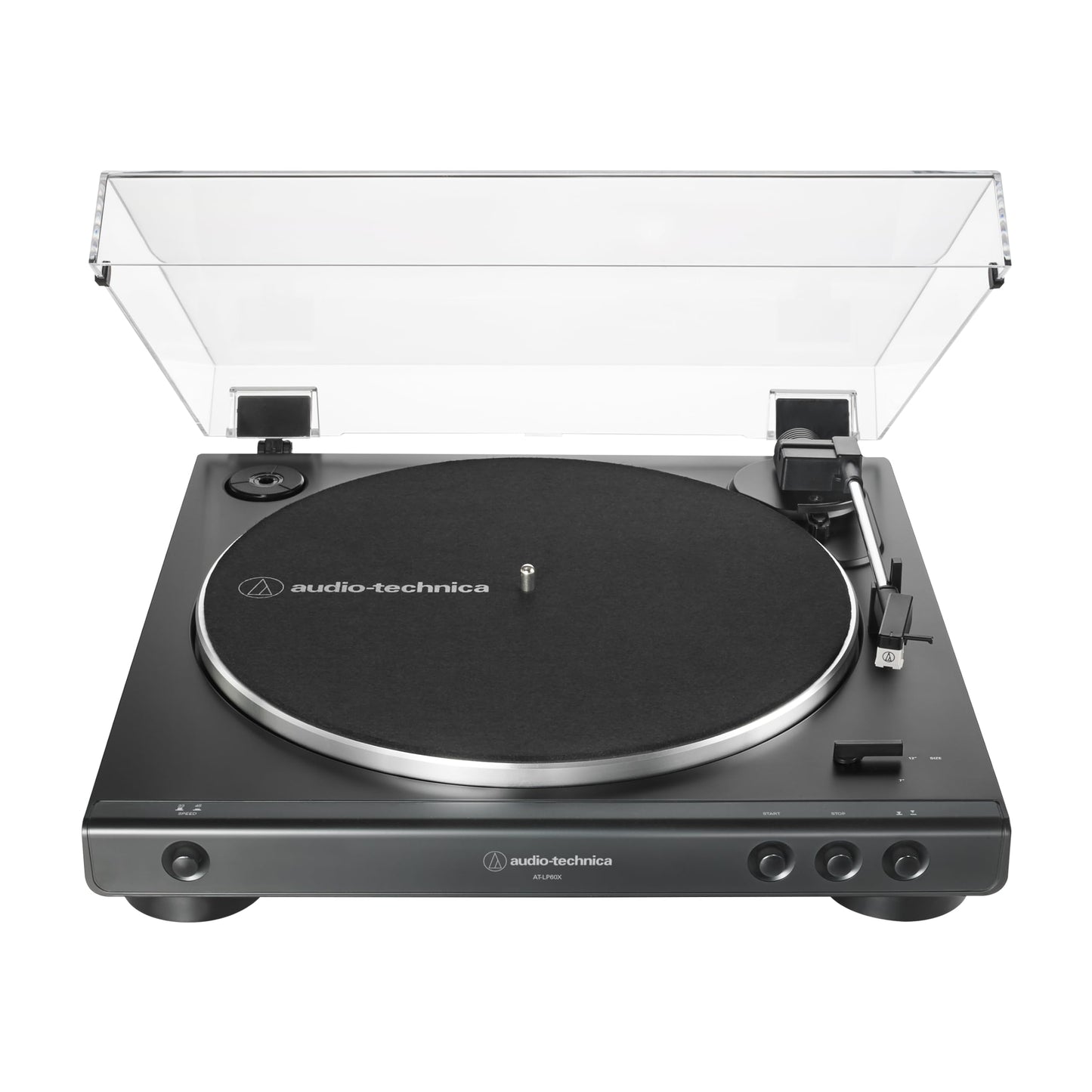 Audio Technica AT-LP60X-BK Fully Automatic Belt-Drive Turntable (Black)