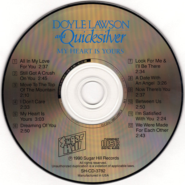 Doyle Lawson And Quicksilver* : My Heart Is Yours (CD, Album, RE)