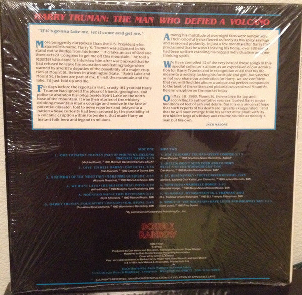 Various : Your Spirit Lives On: The Musical Legend Of Harry Truman (LP)