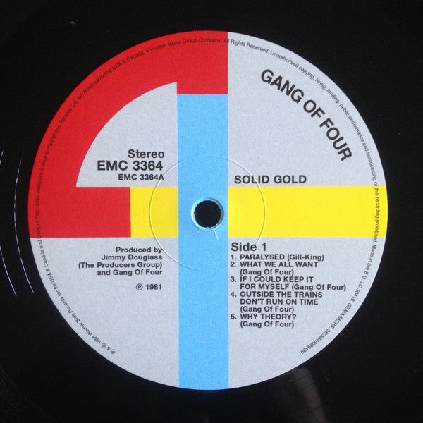 Gang Of Four : Solid Gold (LP, Album, RE, 180)