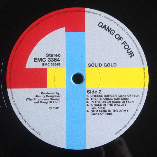 Gang Of Four : Solid Gold (LP, Album, RE, 180)