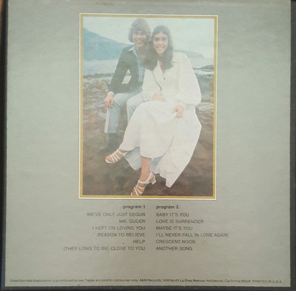Carpenters : Close To You (Reel, 4tr Stereo, 7" Reel, Album)
