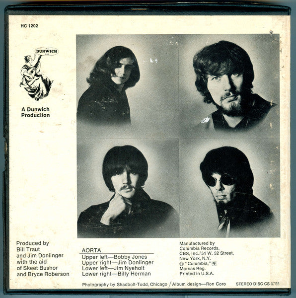 Aorta : Aorta (Reel, 4tr Stereo, 7" Reel, Album)