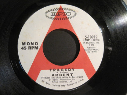 Argent : Tragedy (7", Mono, Promo)