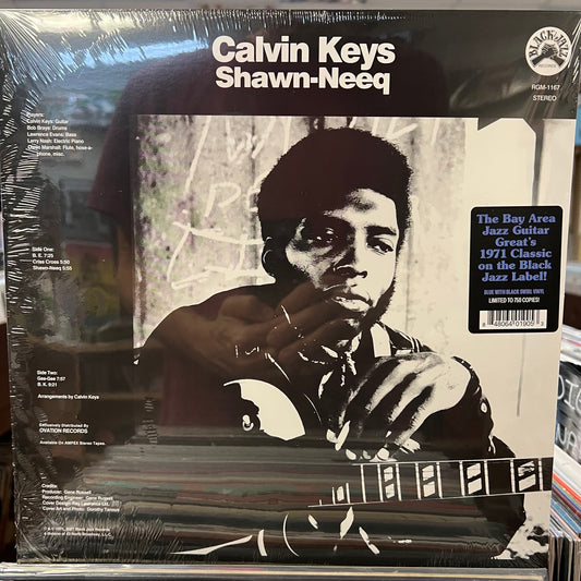 Calvin Keys - Shawn-Neeq - Limited Edition Blue with Black Swirl Vinyl LP