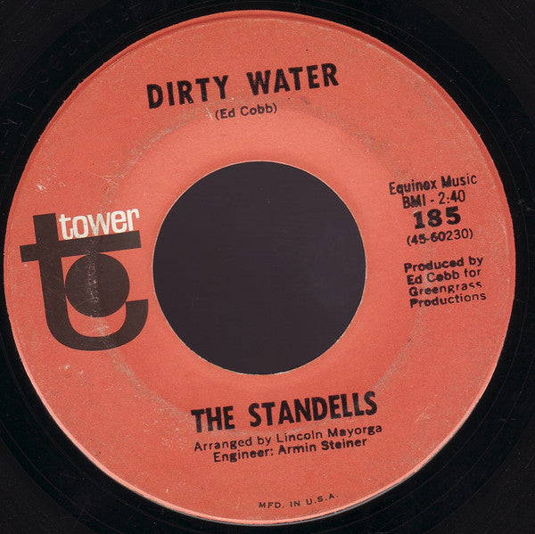 The Standells : Dirty Water / Rari (7", Single, Mono, Rai)